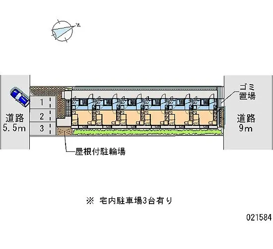 ★手数料０円★名古屋市中村区西米野町３丁目　月極駐車場（LP）